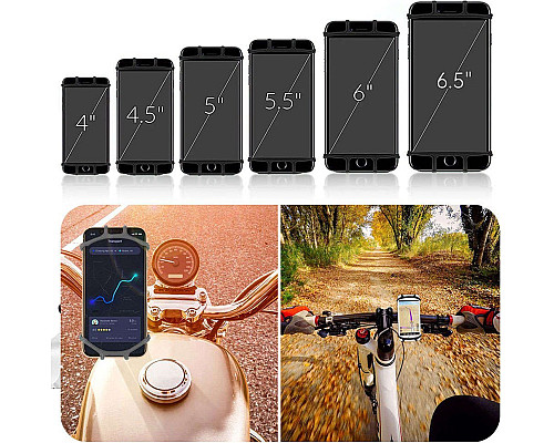 Велосипедний тримач Spider TPU Bike Phone Holder Silicone для велосипедного моторолера, квадроцикла