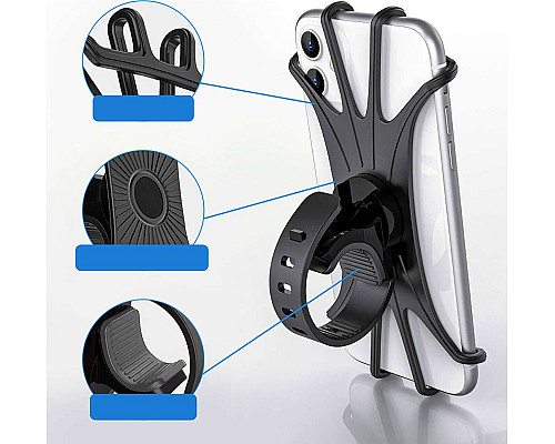 Велосипедний тримач Spider TPU Bike Phone Holder Silicone для велосипедного моторолера, квадроцикла