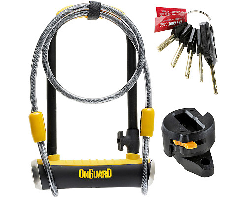 Велозамок ONGUARD PitBull Mini LS 8007DT U-LOCK - 14мм 90мм 240мм