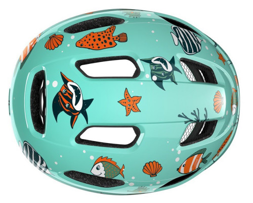 Шолом велосипедний дитячий Pnut KinetiCore Sealife XXS 46-52 См - зелений Шолом велосипедний дитячий Pnut KinetiCore Sealife XXS 46-52 См - зелений