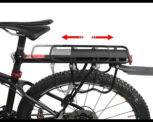 Багажник Rhinowalk J001 35 см, чорний