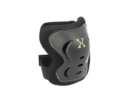 КОМПЛЕКТ ПРОТЕКТОРІВ NILS EXTREME H320 розмір M чорно-жовтий