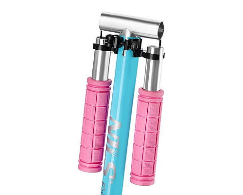 Самокат складний Nils ExtremeHM1302, блакитно-рожевий