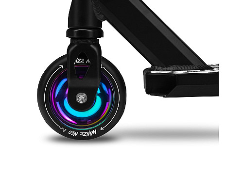 Дитячий самокат Lionelo WHIZZ - чорно-фіолетовий