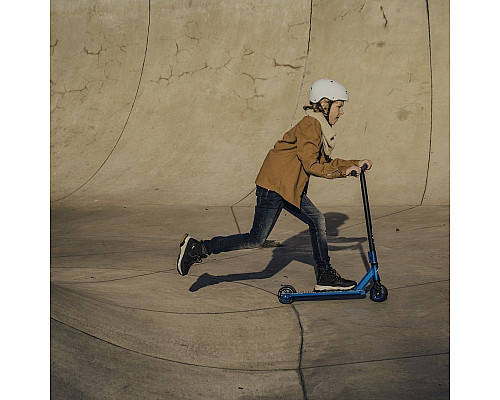 Дитячий самокат Lionelo WHIZZ - чорно-фіолетовий