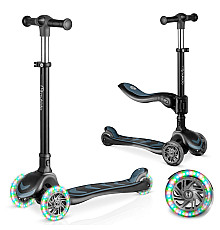 Самокат дитячий триколісний Nukido Filippo чорний