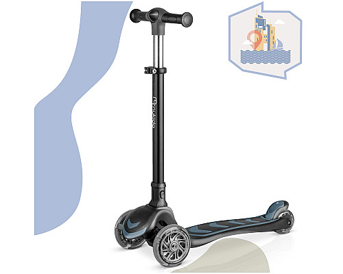 Самокат дитячий триколісний Nukido Filippo чорний