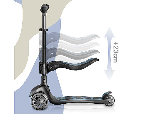 Самокат дитячий триколісний Nukido Filippo чорний