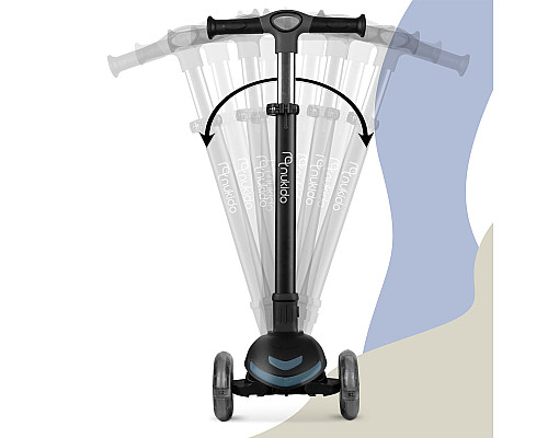 Самокат дитячий триколісний Nukido Filippo чорний