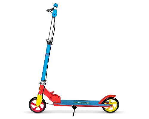 Дитячий самокат Ricokids Kodi блакитно-червоний