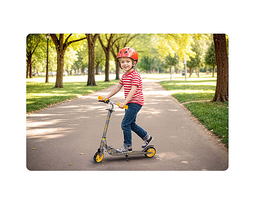 Дитячий самокат Ricokids Kodi сірий