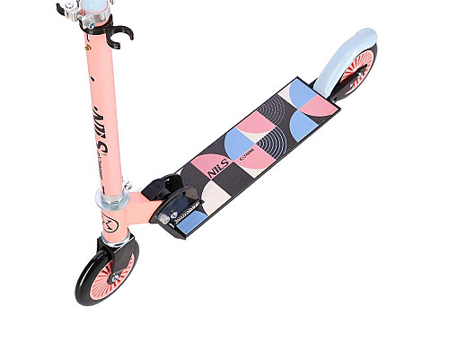 Самокат дитячий NILS EXTREME HD026 блакитно-рожевий