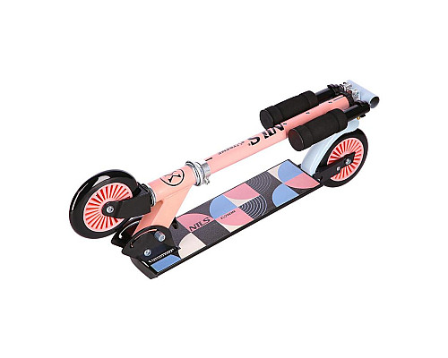 Самокат дитячий NILS EXTREME HD026 блакитно-рожевий