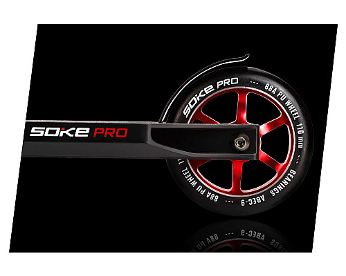 Самокат трюковий SOKE PRO червоний