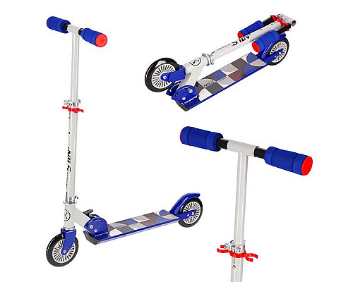 Дитячий самокат NILS EXTREME HD026 сіро-синій