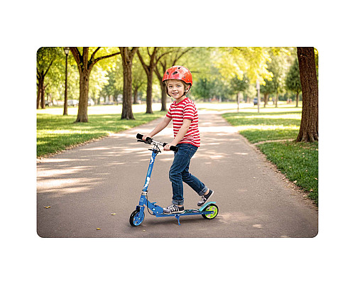 Дитячий самокат Ricokids Kodi Cosmos синій