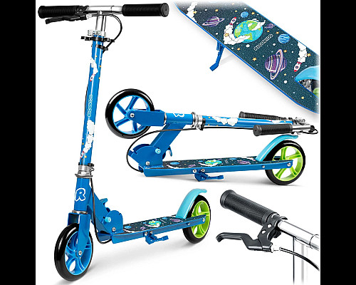 Дитячий самокат Ricokids Kodi Cosmos синій