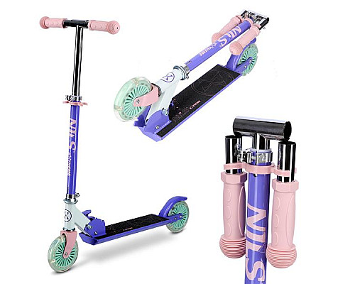 Самокат дитячий NILS EXTREME HD120L фіолетовий