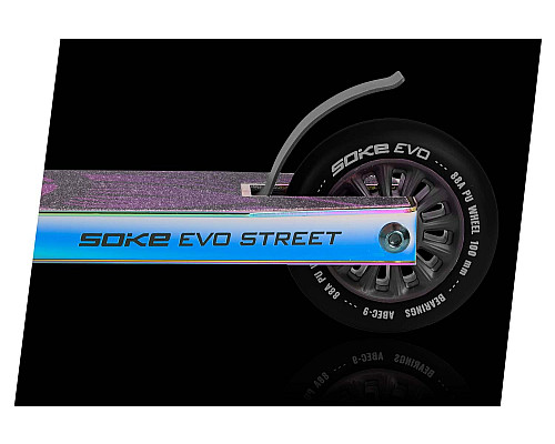 Самокат трюковий SOKE EVO фіолетовий