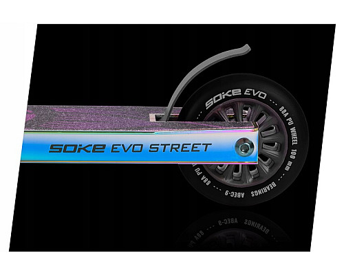 Самокат трюковий SOKE EVO фіолетовий