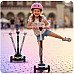 Дитячий самокат триколісний Ricokids Leddi чорно-рожевий