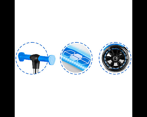 Самокат дитячий триколісний Ricokids Jelly синій