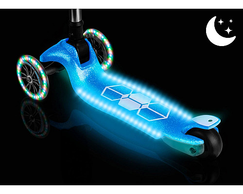 Самокат дитячий триколісний Ricokids Jelly синій