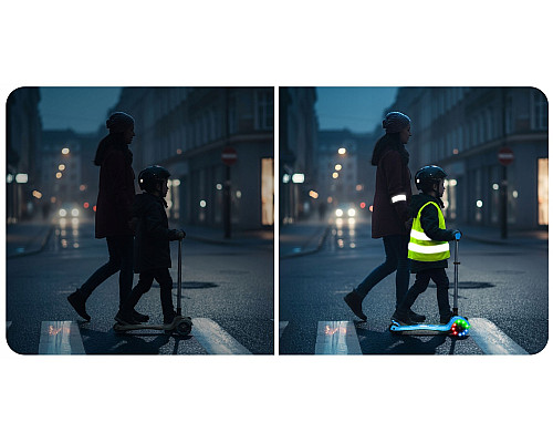 Самокат дитячий триколісний Ricokids Jelly синій