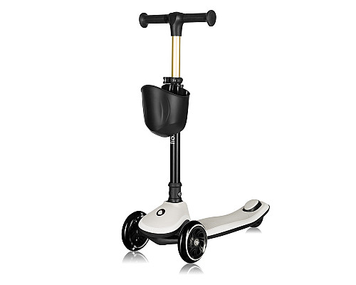 Дитячий самокат Lionelo MEY BEIGE SAND 26,5 х 60 х 64-76 см - бежевий