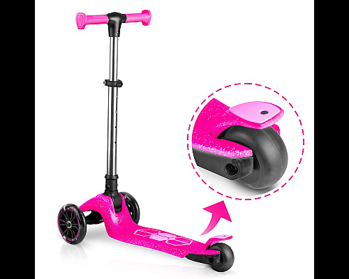 Самокат дитячий триколісний Ricokids Jelly рожевий