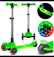 Самокат дитячий триколісний Ricokids Jelly зелений