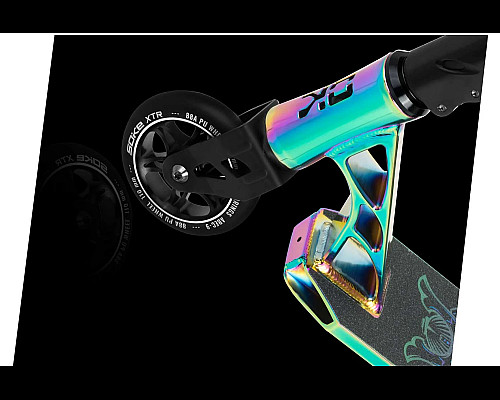 Самокат трюковий SOKE XTR Street Rainbow чорний
