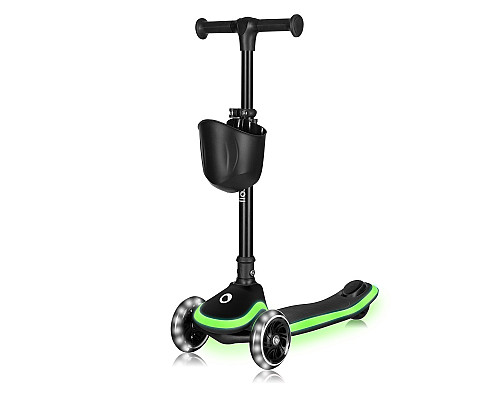 Самокат дитячий триколісний Lionelo MEY BLACK ONYX чорний