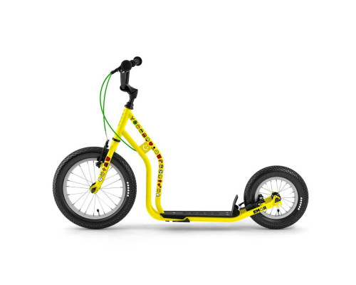 Самокат Yedoo Wzoom Emoji 16/12' - жовтий