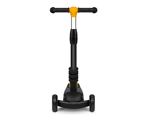 Самокат дитячий триколісний Ricokids Cubi чорно-помаранчевий