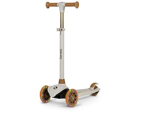Дитячий самокат Lionelo JESSY - сіро-коричневий