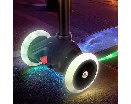 Самокат дитячий триколісний NILS FUN HLB1310 чорний