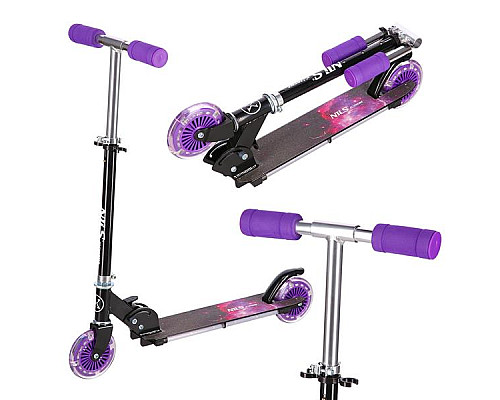 Самокат дитячий NILS EXTREME HD025 фіолетовий