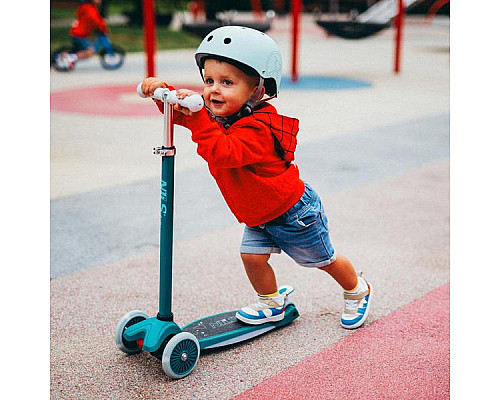 Самокат дитячий триколісний NILS FUN HLB1310 зелений