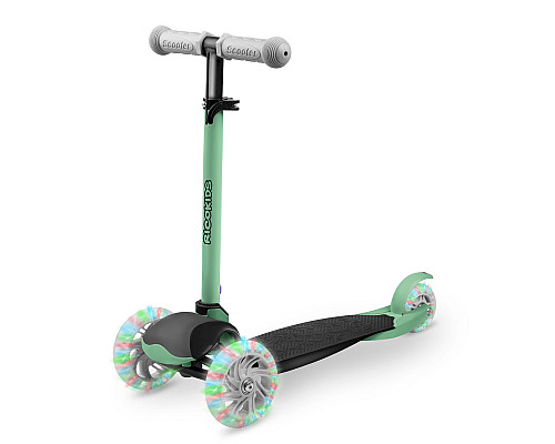 Дитячий самокат триколісний Ricokids Loco зелений