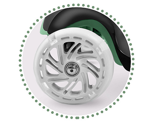 Дитячий самокат триколісний Ricokids Loco зелений