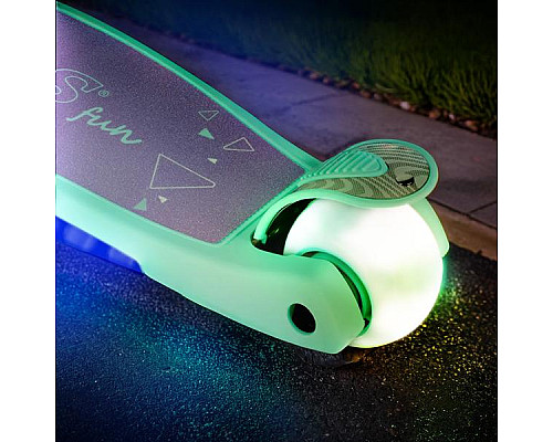 Самокат дитячий триколісний NILS FUN HLB1310 бірюзовий