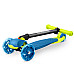 Дитячий самокат триколісний Ricokids Loco блакитно-зелений