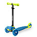 Дитячий самокат триколісний Ricokids Loco блакитно-зелений