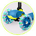 Дитячий самокат триколісний Ricokids Loco блакитно-зелений