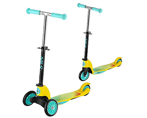 Самокат дитячий 2в1 NILS FUN HLB202 лаймовий