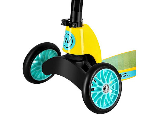 Самокат дитячий 2в1 NILS FUN HLB202 лаймовий
