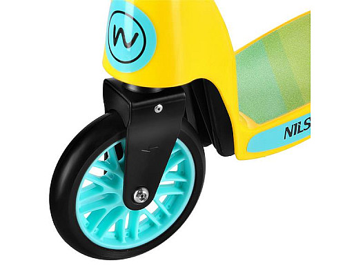 Самокат дитячий 2в1 NILS FUN HLB202 лаймовий