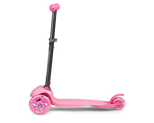 Самокат дитячий триколісний Ricokids Loco рожевий