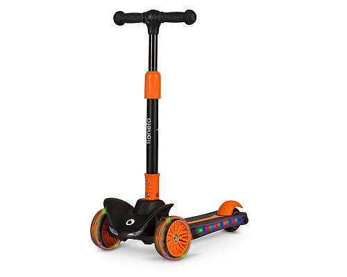 Дитячий самокат Lionelo TIMMY - помаранчево-чорний